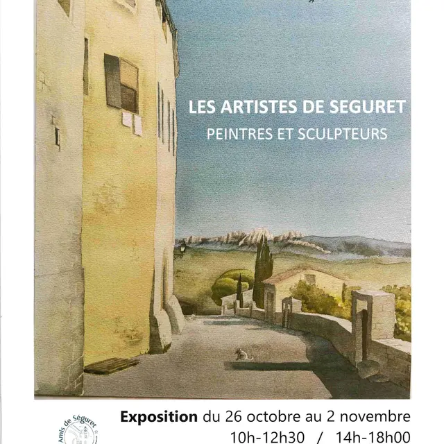 Exposition Les Artistes de Séguret_Séguret