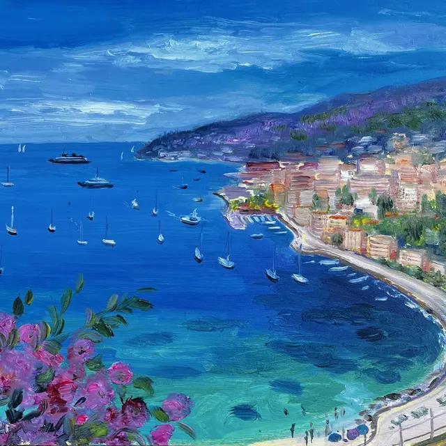 Exposition La Côte d'Azur de Sylvie Carter_Saint-Paul-de-Vence