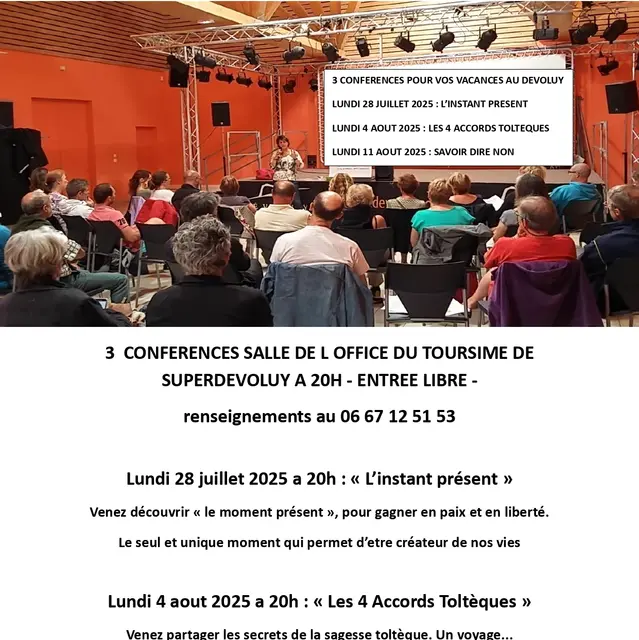 Conférence : L'Instant présent_Superdévoluy