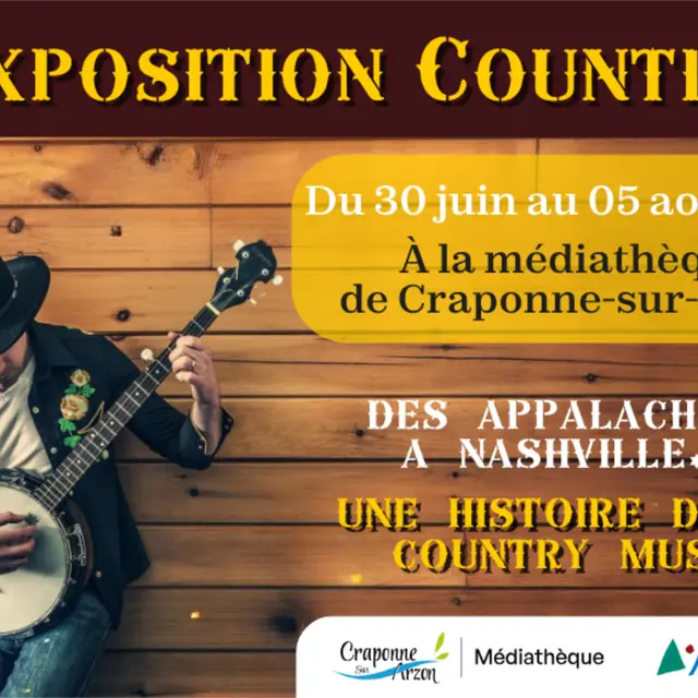 EVE_Exposition - Country Music - des Appalaches à Nashville_Craponne-sur-Arzon