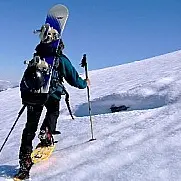 Rando raquettes-snowboard