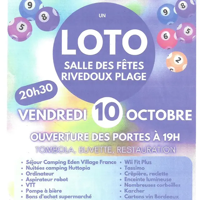 Loto Ré-Handi tennis à Rivedoux_Rivedoux-Plage