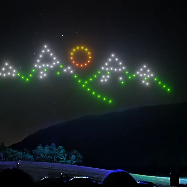 Spectacle de drones_Les Orres