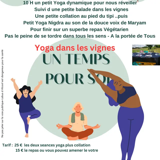 Yoga dans les vignes_Labastide-Saint-Pierre
