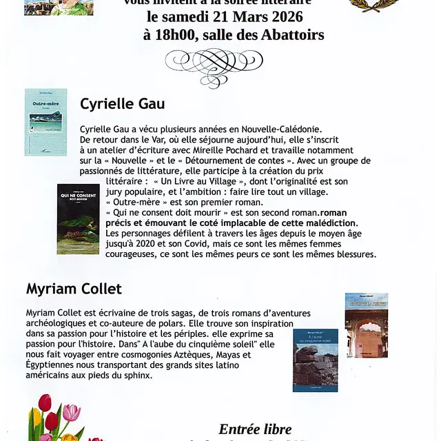 Soirée Littéraire_La Cadière-d'Azur