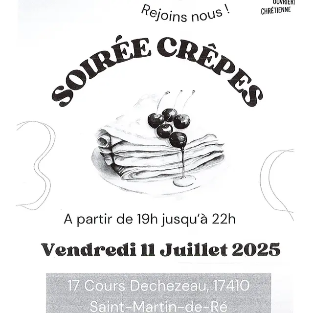 Soirée crêpes_Saint-Martin-de-Ré