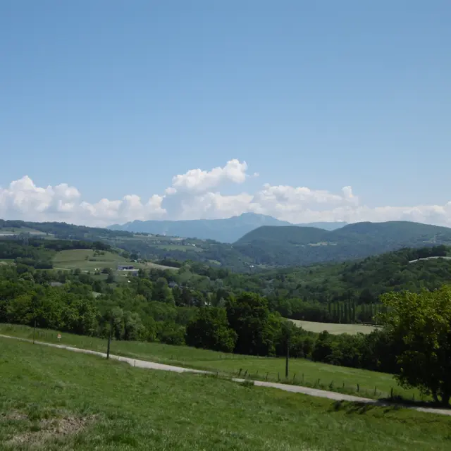 Point de vue vergers Route de Bajole Copponex