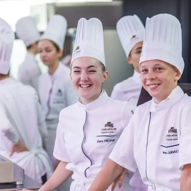 Eleves du lycée hotelier savoie leman thonon
