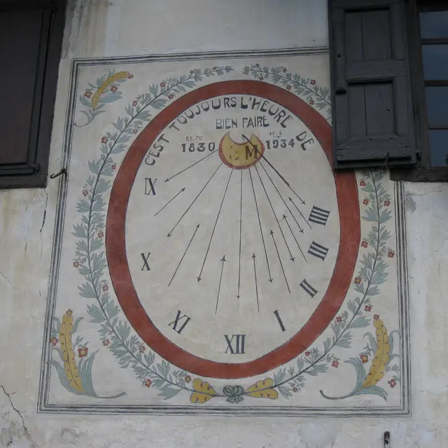 Cadran solaire des Alberts Maison Moullet