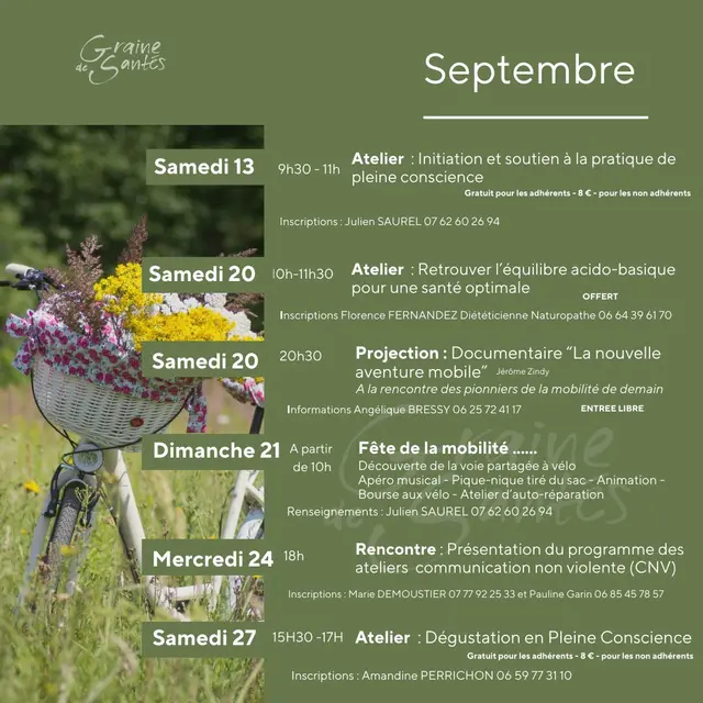 Initiation et soutien à la pratique  de pleine conscience_Mazan