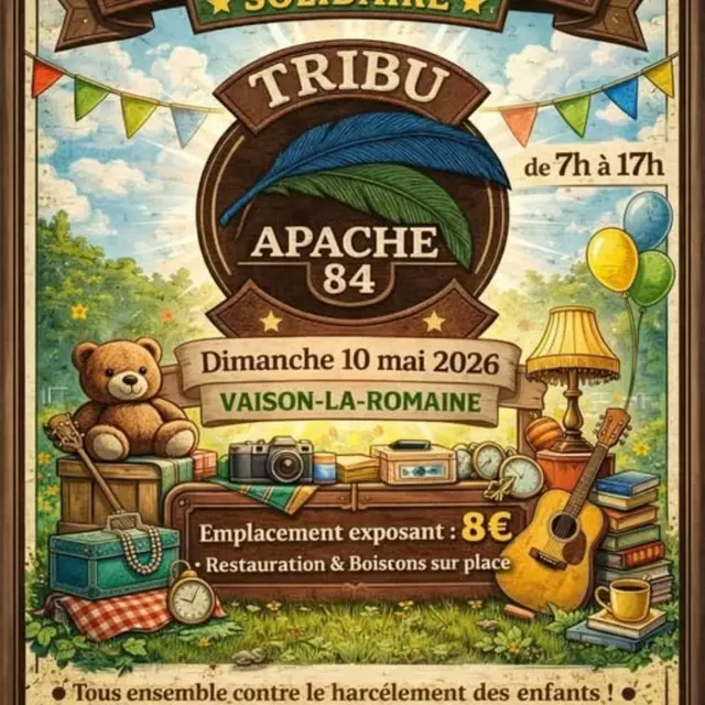 Vide grenier - Apache_Vaison-la-Romaine