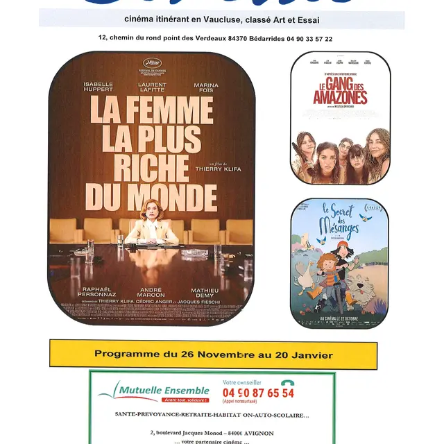 Cinéma itinérant à Mormoiron : Jean Valjean et Dossier 137_Mormoiron