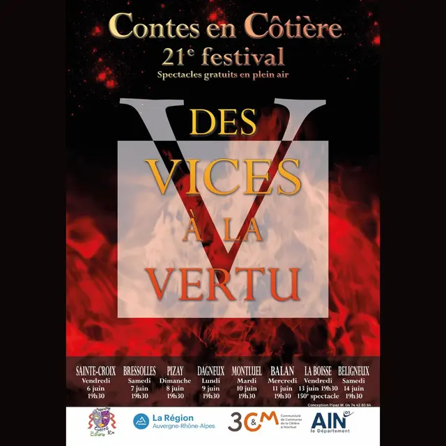 Spectacle Contes en Côtière Des vices à la vertu : 