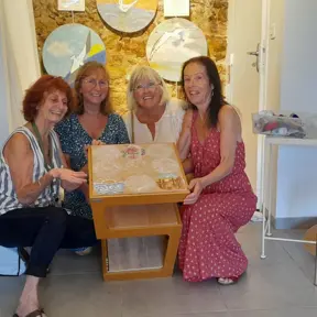 Espace Le Rayol - Atelier Peinture sur toile de jute_Bagnols-en-Forêt