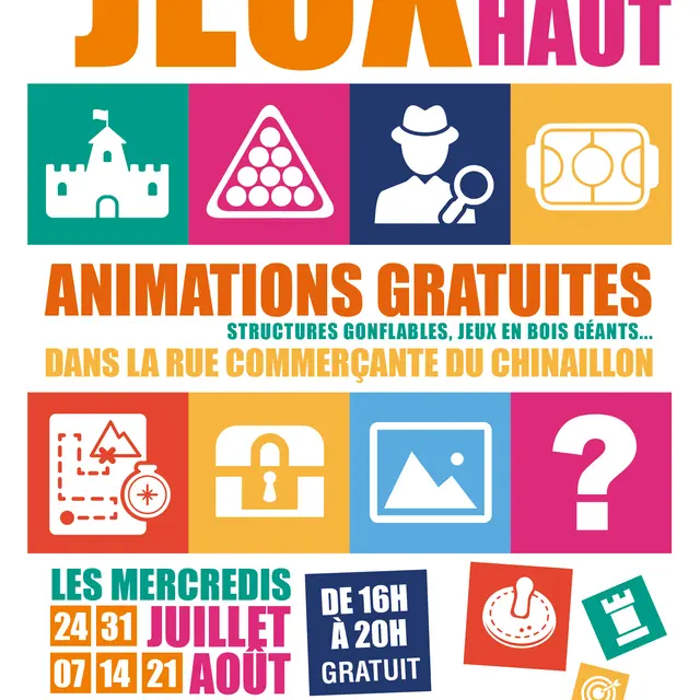 Affiche jeux d'en haut