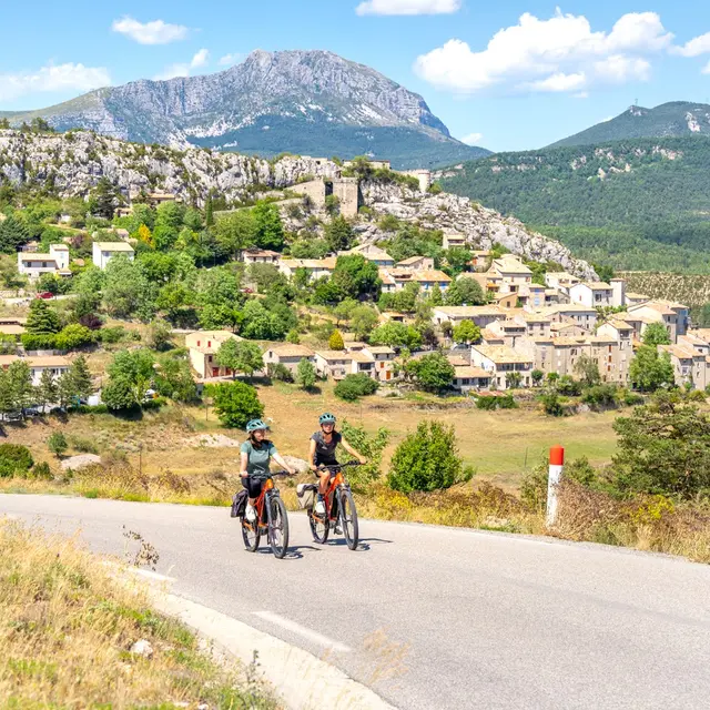 Tour du Verdon à vélo : Etape Trigance - Brenon - Châteauvieux - La Martre - La Bastide