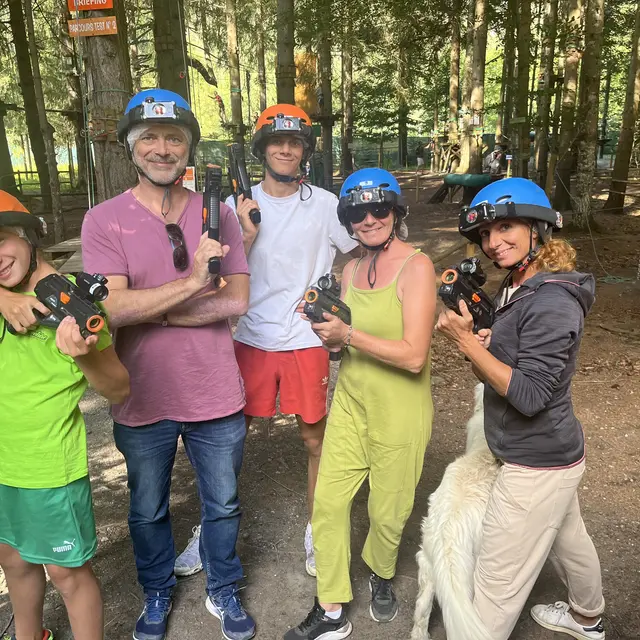Laser-game à Arbraventure Champoléon