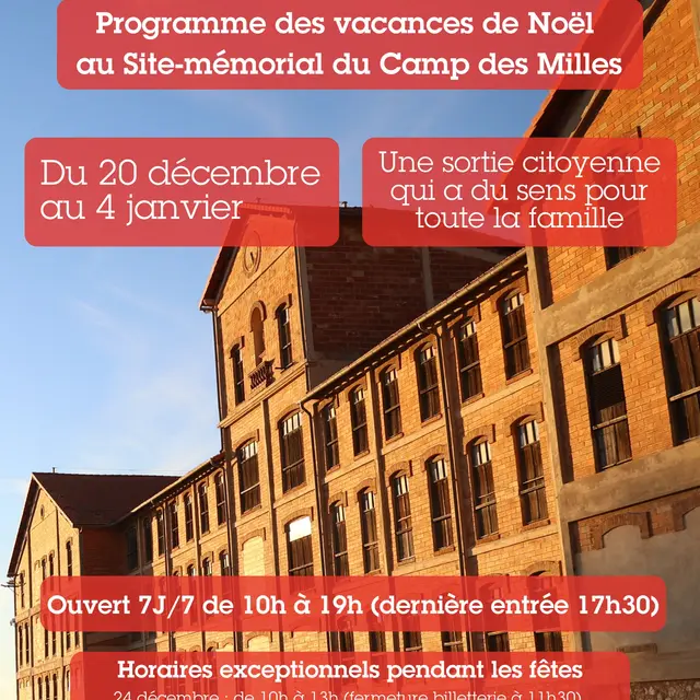 Les vacances de Noël au Site-mémorial du camp des Milles_Aix-en-Provence