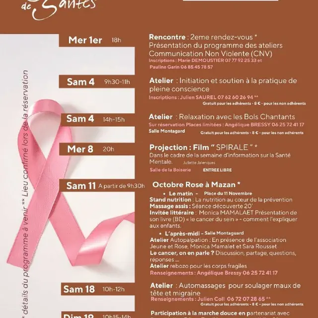 Atelier : Initiation et soutien à la pratique  de pleine conscience_Mazan