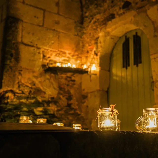 illumination de Béhuard aux bougies