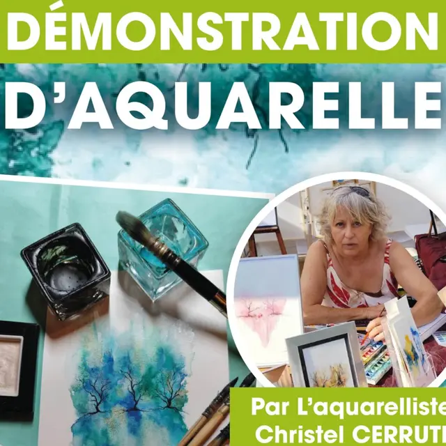 Démonstration d'aquarelle_Faverges-Seythenex