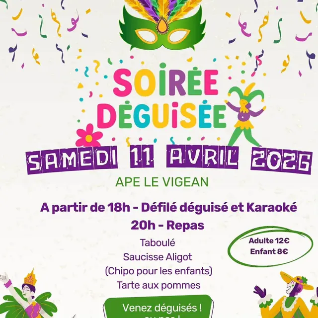 Soirée déguisée_Le Vigean