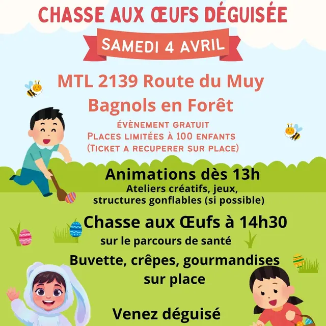 Fête de Pâques à Bagnols-en-Forêt