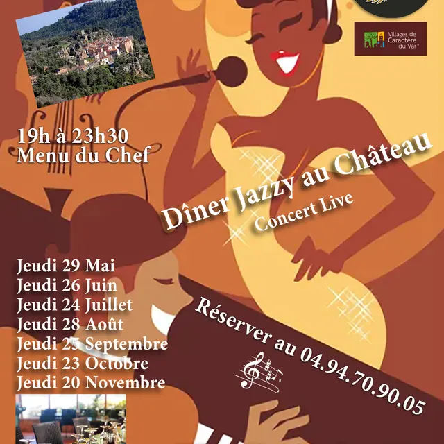 Soirée  dîner Jazzy au Château_Châteaudouble