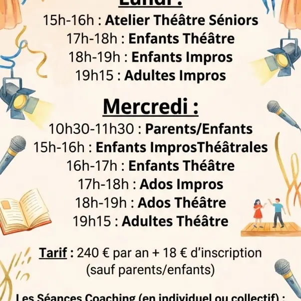 Les ateliers théâtre de la Cie d'Artiel_Pertuis
