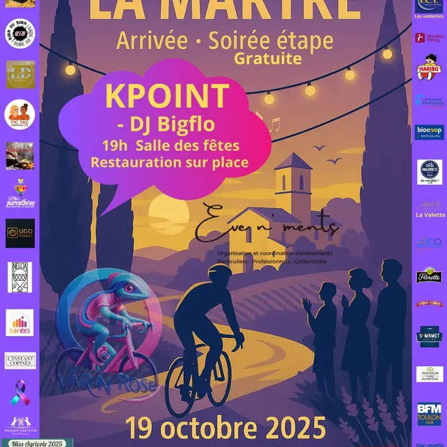 Var en Rose : Soirée étape_La Martre