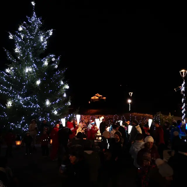 Soirée illumination du sapin de Cordon_Cordon