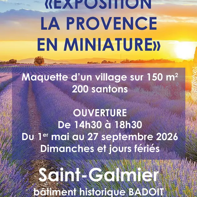 Exposition du village provençal en miniature_Saint-Galmier