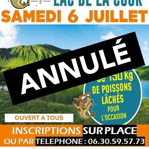 Affiche concours annulé