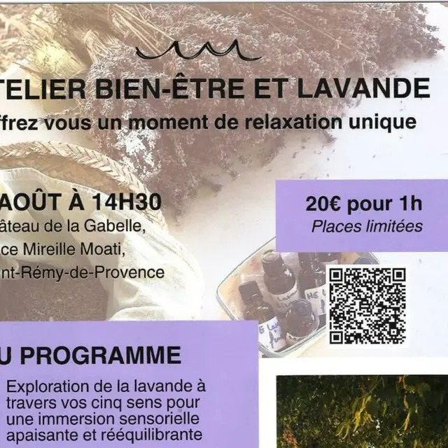 Atelier bien-être et lavance à Saint-Rémy-de-Provence_Saint-Rémy-de-Provence