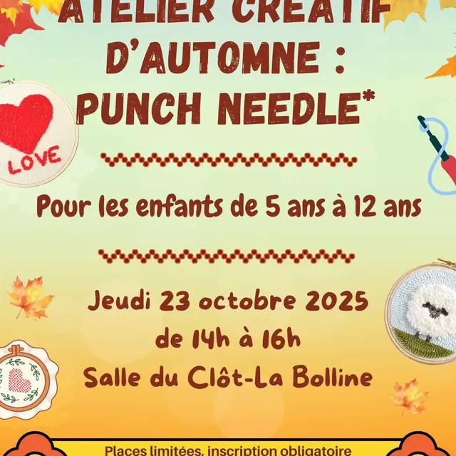 Atelier créatif d'automne Médiathèque de Valdeblore La Bolline_Valdeblore