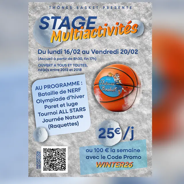 Stage multiactivités - Vacances de février_Thônes