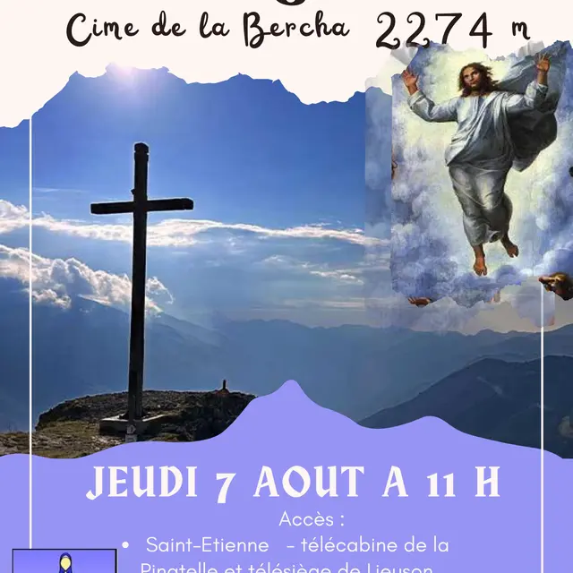 Messe de la Transfiguration à la Cime de la Bercha_Saint-Étienne-de-Tinée