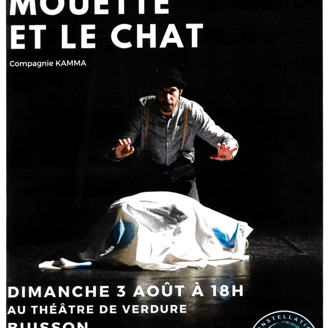 Spectacle de théâtre La Mouette et le Chat  - Festival Constellation_Buisson