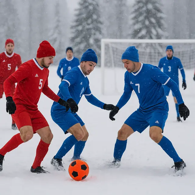 Foot sur neige_Les Sept Laux Le Pleynet