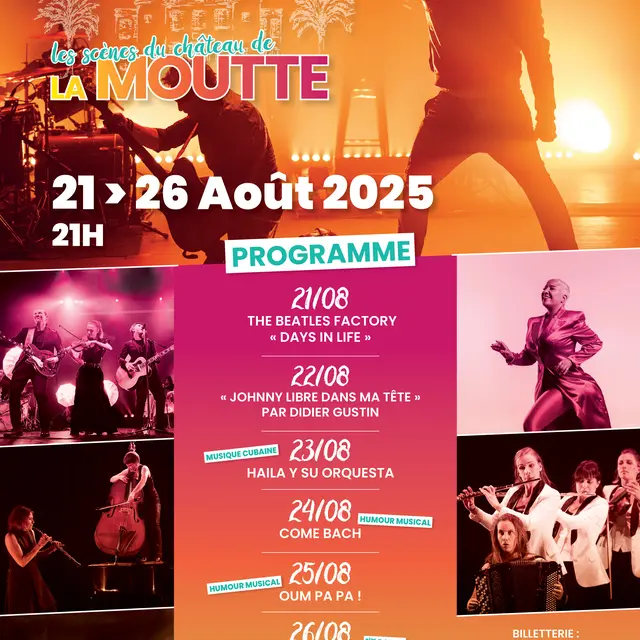 Festival Les scènes du Château de la Moutte (3e édition)_Saint-Tropez