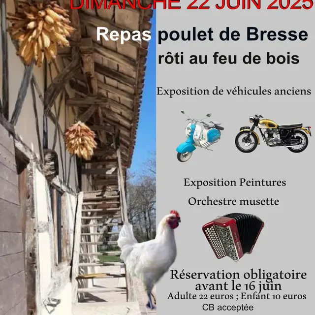Affiche Fête du Poulet de Bresse_Montrevel-en-Bresse