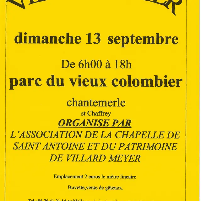 Vide grenier_Saint-Chaffrey