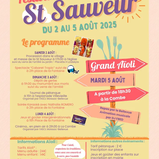 Fête Saint-Sauveur Moissac-bellevue