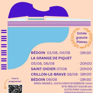 Les rencontres musicales des pays du Ventoux et du Comtat Venaissin_Bédoin