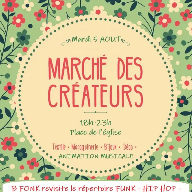 Marché nocturne des créateurs d'Ars-en-Ré et concert de B Fonk_Ars-en-Ré