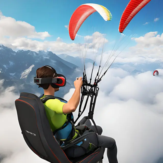 Parapente en réalité virtuelle avec Montagn'Arc_Notre-Dame-de-Bellecombe