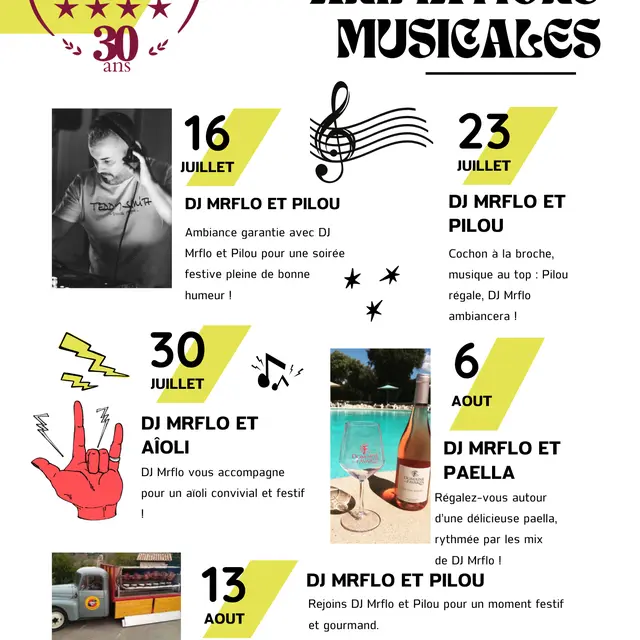 Soirée musicale - Camping des Favards_Violès