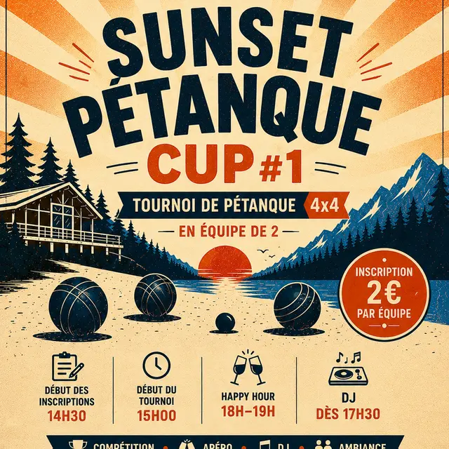 Sunset Petanque cup_Les Gets