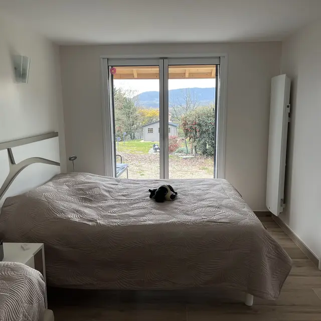 Chambre vue sur terrasse