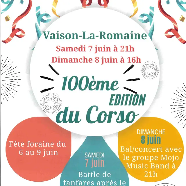 Corso de Pentecôte et fête foraine_Vaison-la-Romaine
